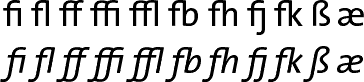 [Ligatures]