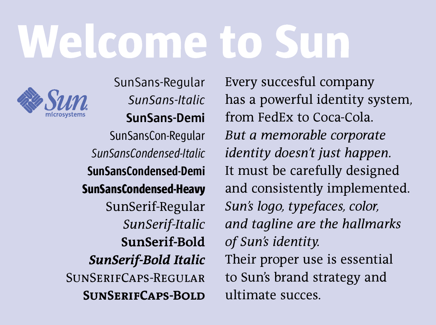 Sun font